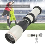 500mm F8‑F32 Aperture Manual Focusing Telephoto Lens for Canon EF-S Mount Camera