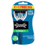 Wilkinson Xtreme3 Ultimate engångshyvel för män 4st (P1)