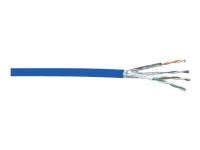 DIGITUS - Samlet kabel - 305 m - foliebelagt uskjermet tvinnet kabelpar (F/UTP) - CAT 6a - lys blå