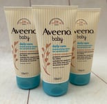 Aveeno Baby daily care moisturising lotion for sensitive skin, 3 x 150ml