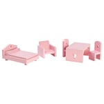 Stoy Dockmöbelset Rosa | Rosa | 3-12 years