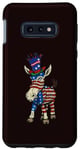 Galaxy S10e Donkey 4th of July American Donkey USA Uncle Sam Hat Case