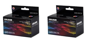 2 XL Compatible Inks Kodak 30C for ESP, Hero, Office printers check  Description