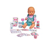 Nenuco - Es-tu malade? Kit de soin avec poupée Nenuco pour vérifier si ton bébé est malade, nombreux accessoires inclus, pour enfants à partir de 24 mois
