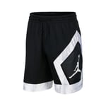 Air Jordan Diamond Basketball Shorts Sz M Black White AV3206 010