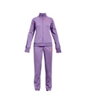 Under Armour Girls Girl's UA Knit Tracksuit in Purple - Size 7-8Y