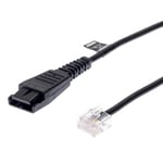 GN Netcom 8800-00-88 CABLE with QD TO RJ45 PLUG 8PIN for AGFEO ST 40 - (Cables >