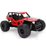 GRTVF High Speed Remote Control Car, Bigfoot Off-Road Climbing Vehicle Fall Resistant Electric Cross Country Truck Four-Wheel Drive Racing Buggy for Children and Beginners Gifts (Color : Red)
