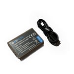 Battery for Canon LP-E10 - 1080mAh with USB Charging Port | 1300D 2000D 4000D