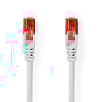 Nedis CAT6 RJ45 Nätverkskabel, 30m - Vit