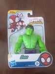 Marvel Spidey & Friends 4 Hero Figure - Hulk - New & Sealed"