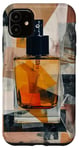 iPhone 11 Perfume with acrylic brush stroke overlay collage bottle art Case