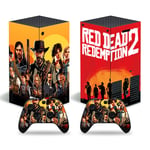 Kit De Autocollants Skin Decal Pour Xbox Series X Console De Jeu Red Dead Redemption 2, T1tn-Seriesx-8001