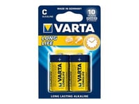Varta Longlife 04114 - Batteri 2 X C - Alkaliskt