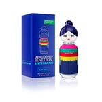 United Colors of Benetton - Sisterland Blue Neroli, Eau de Toilette Spray pour Femme, parfum boisé ambrè avec bergamote, lavande et vétiver - 80 ml