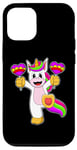 Coque pour iPhone 12/12 Pro Licorne Coeurs