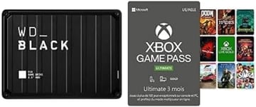WD_Black P10 Game Drive for Xbox One 5 to + Game Pass Ultimate 3 Months