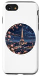 Coque pour iPhone SE (2020) / 7 / 8 La ville de Paris Skyline Silhouette Tour Eiffel France Paris