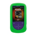 NEW Green Silicone Skin for SanDisk Sansa Fuze Plus+ Case MP3 Fuse+ Cover Holder
