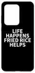Coque pour Galaxy S20 Ultra Vêtements de riz frit - Design amusant pour les amateurs de riz