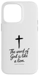 Cadeau Charles Spurgeon The Word of God Lion pour homme, femme et enfant Coque pour iPhone 14 Pro Max