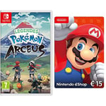 Légendes Pokémon : Arceus (Nintendo Switch) + Carte Nintendo eShop 15 EUR (Code de téléchargement)