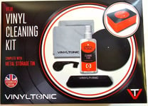 Vinyltonic Vinyl record and stylus Cleaning Kit brush cloth fluid bag new sealed