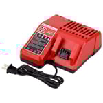 Multi-Voltage M18 Batteriladdare Snabbladdare Kompatibel med Milwaukee M18 14.4V-18V XC Litiumjonbatteri 48-11-1850 48-11-1852, Europeisk kontakt