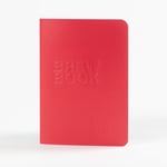 KaffeBox Brew Book - Daily Coffee Journal Cahier , Red