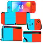 Kit De Autocollants Skin Decal Pour Switch Oled Console De Jeu Full Body Ns Oled, T1tn-Nsoled-2015