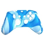 OSTENT Colorful Soft Silicone Protective Case Cover Compatible for Microsoft Xbox One Controller - Color Light Blue