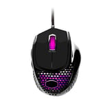 Cooler Master MM720 RGB-LED Claw Grip Wired Gaming Mouse - Ultra Lightweight 49g Honeycomb Shell, 16000 DPI Optical Sensor, 70 Million Click Micro Switches, Smooth Glide PTFE Feet - Glossy Black