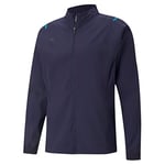 PUMA Men'S Teamcup Sideline Jacket Woven, Peacoat New Navy, M