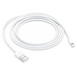 Original APPLE iPhone USB to Lightning Charger Cable 2m, Reversible, White MD819