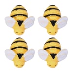 Uonlytech 20pcs Bees Refrigerator Magnets Colorful Whiteboard Bee Magnet for Office Whiteboard Fridge Dry Erase Board