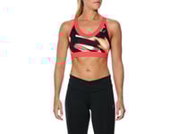 Asics Fuzex Bra, Idrott, Svart, Rosa, Vit, Utan Bygel, Mönstrad, Xs, Smal Passform