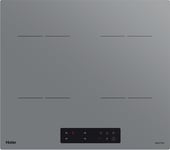 Haier Induction 4 Zone Cooktop - Grey Glass - HCI604TG3