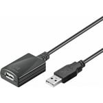 Goobay 50 m USB 20 A-A aktiv förlängningssladd