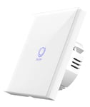 Woox 701433 Interrupteur de lumière Intelligent Wi-FI, contrôle Vocal Alexa, R7063 Blanc