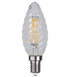 Star Trading Ledlampa kron vriden E14 3w 250lm 3000k dimbar