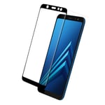 Samsung Galaxy A6 2018 Heltäckande Härdat Glas Skärmskydd 0,2mm Transparent