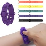 BDL 1 x Mini Simple Dimple Sensory Fidget Toy Decompression Bracelet Stress Relieving Fidgeting Game for Kids and Adults Relief Toy Bracelet Squeezing Toy for Autism,ADHD, Fidget Toy