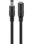 Pro 2.1 mm DC extension cable Black