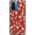Xiaomi Poco F3 Transparent Mobilskal Julmönster
