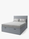 Koti Home Dee Upholstered Ottoman Storage Bed, Double