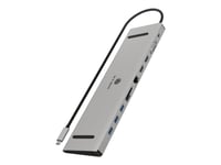 Icy Box Ib-Dk2106a-Cpd - Dockningsstation - Usb-C / Thunderbolt 3 - 2 X Hdmi, Vga - 1Gbe
