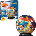 Pokemon 3D Jigsaw Puzzle Ball for Kids Age 6 Years up - 72 Pieces - No Glue Requ