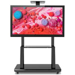 OKMIJN 55-95 Pouces LED LCD OLED Plasma Écran Plat Ou Incurvé Supports TV Universels avec Roues Chariot TV De Bureau
