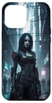 Coque pour iPhone 12 Pro Max Cyberpunk Gothic Aesthetic Futuriste Graphique Motif Imprimé