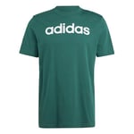 adidas Men Essentials T-Shirt à Manches Courtes en Jersey Simple avec Logo brodé linéaire, Taille XL